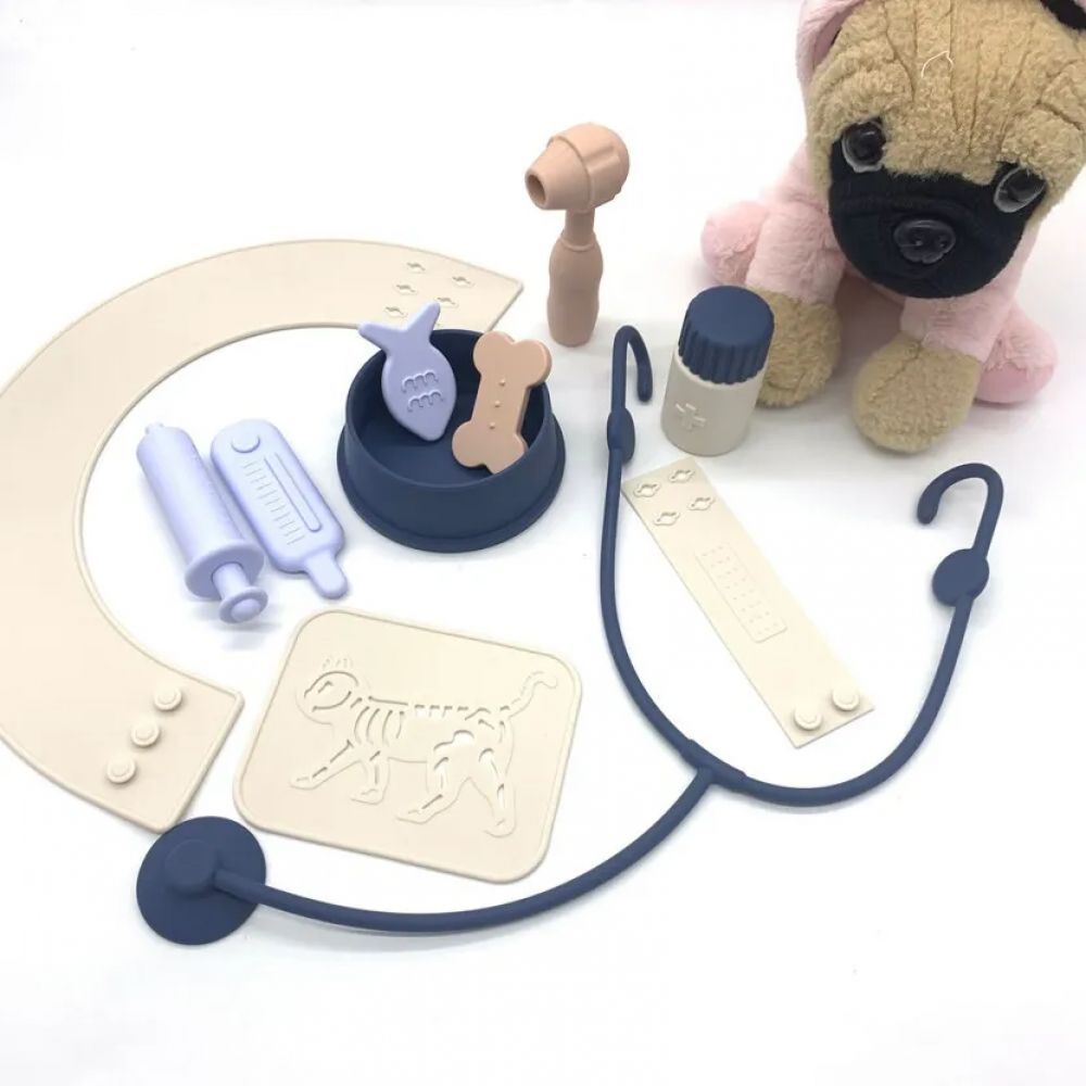 KIT VETERINAIRE EN SILICONE -Petikids
