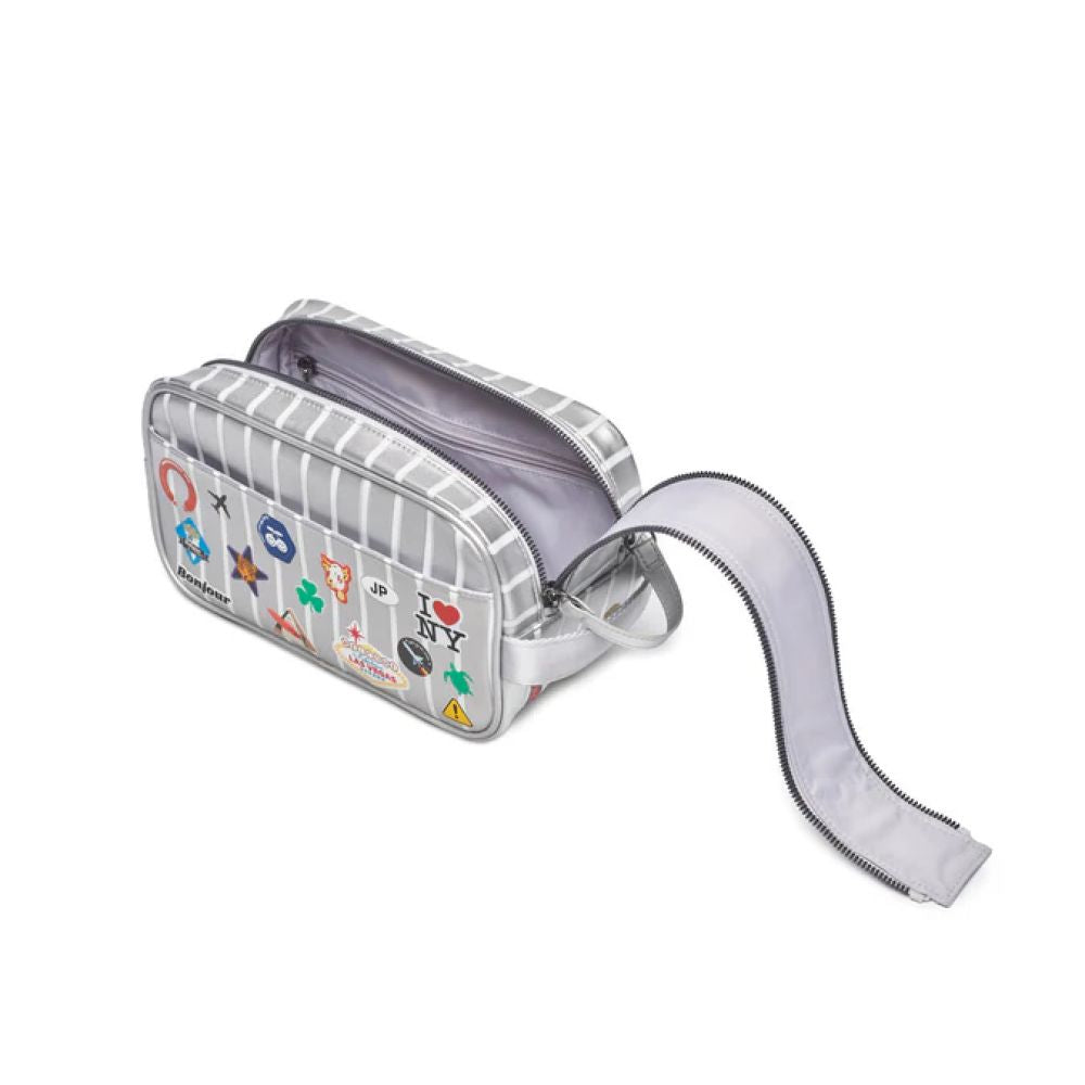 TRAVEL POUCH - JETSETTER SILVER -Jeune Premier
