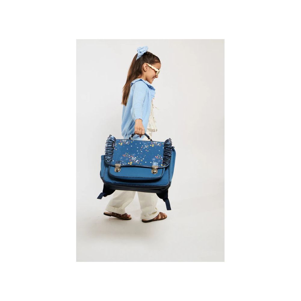 CARTABLE MOYEN FROUFROU STELLA BLEU -Caramel & Cie