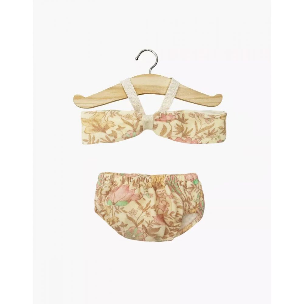 GORDIS - MAILLOT DE BAIN 2 PIECES URSULA EN GAZE DE COTON INDIENNE ROSE -Minikane