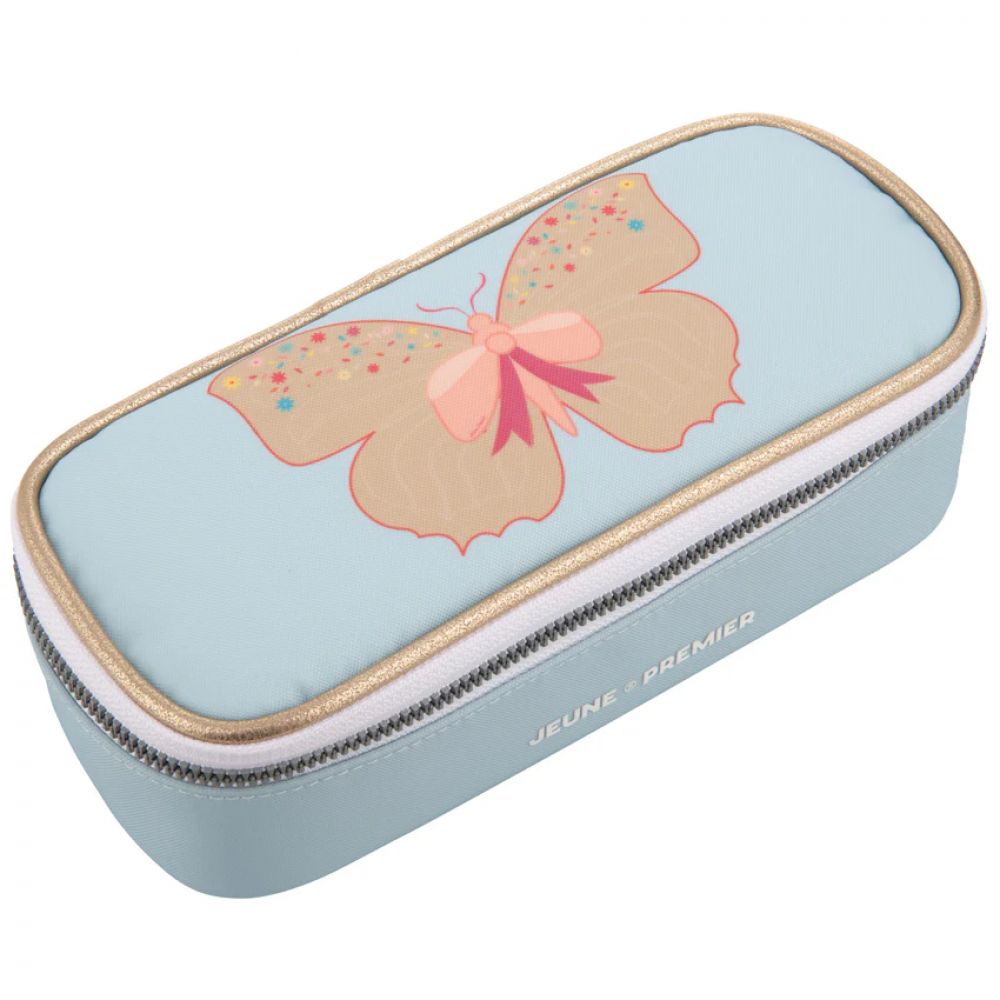 PENCIL BOX BUTTERFLY GOLD -Jeune Premier