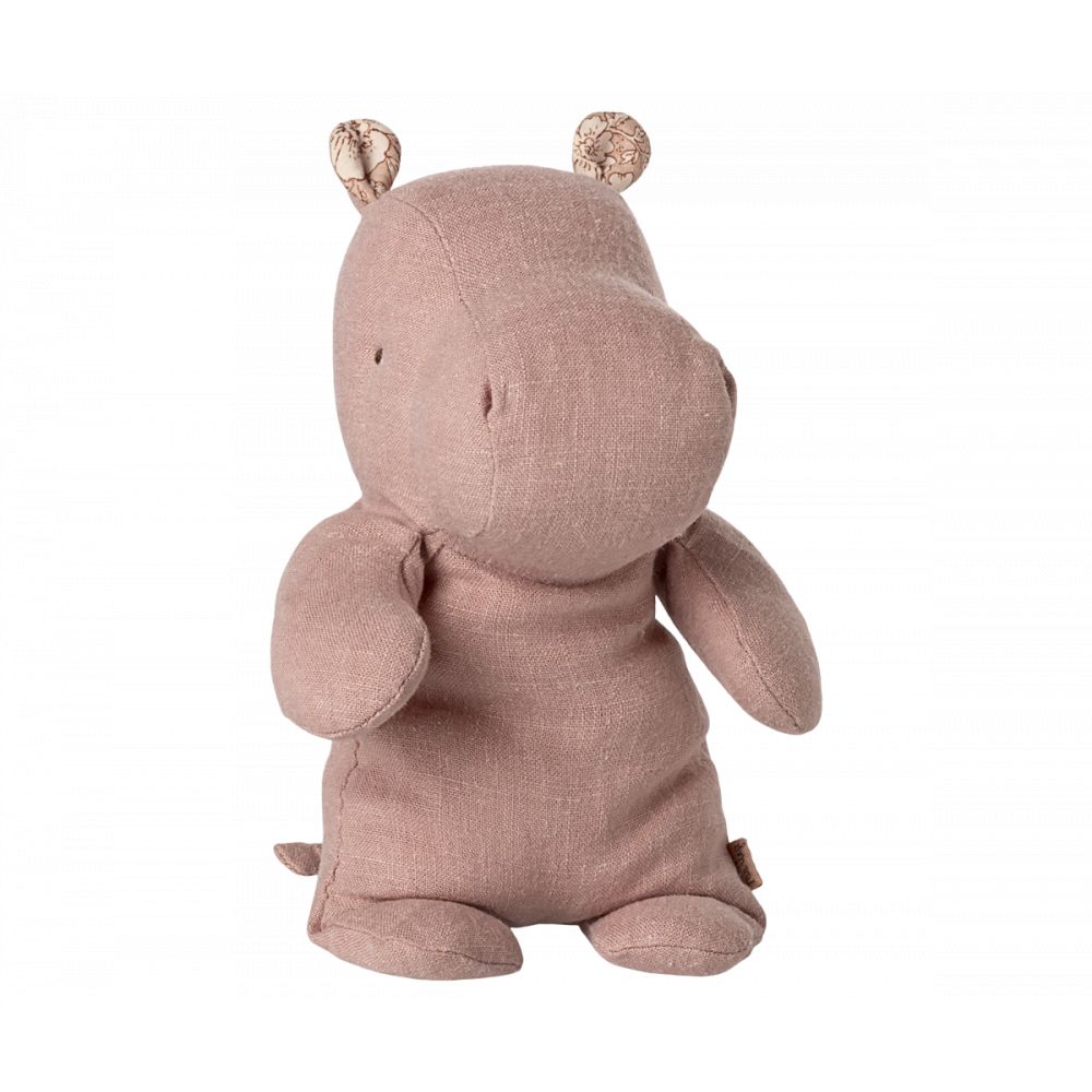SAFARI FRIENDS, HIPPO, SMALL- ROSE -Maileg