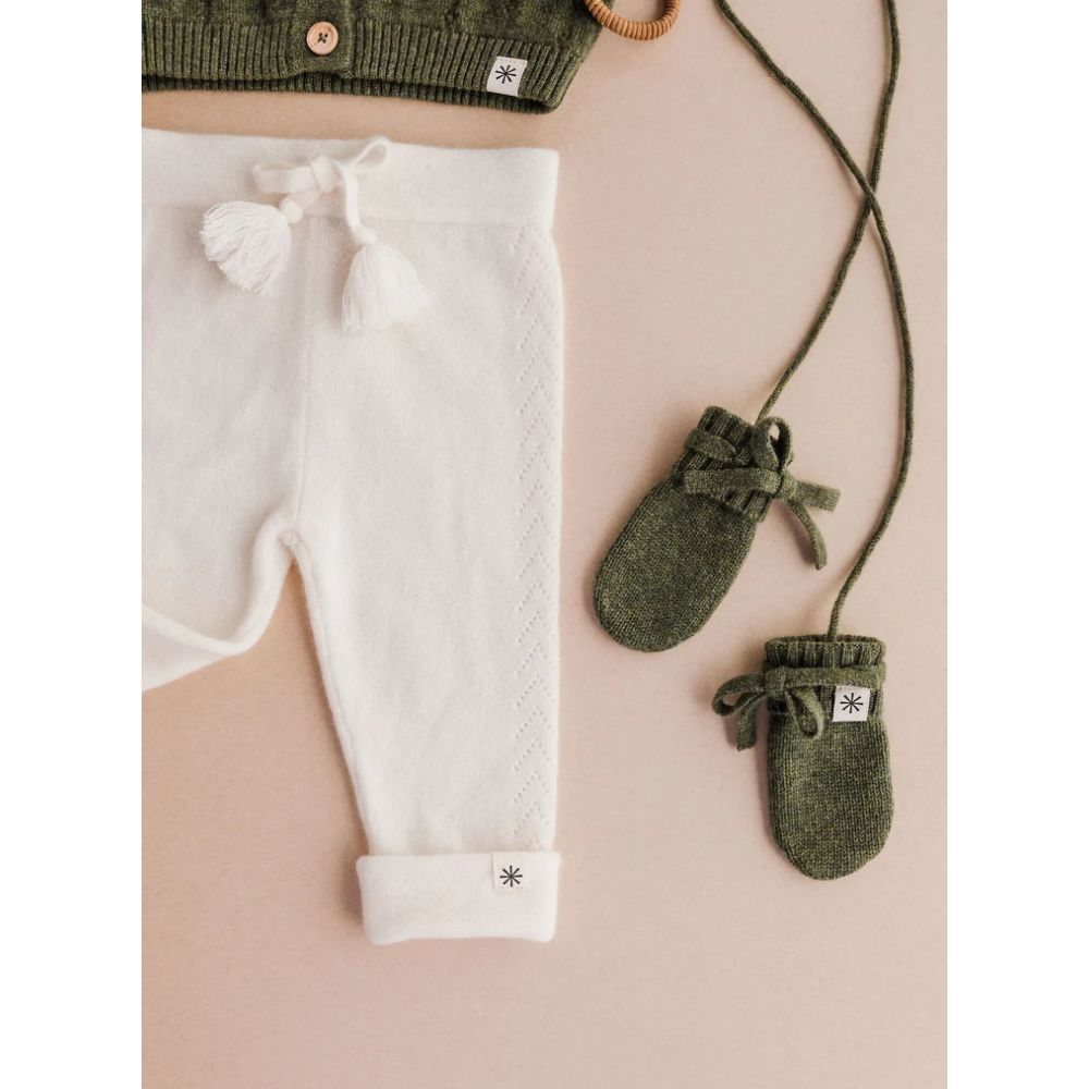 GANTS BEBE EN CACHEMIRE - ALEXANDRE KAKI -Luno Tricot