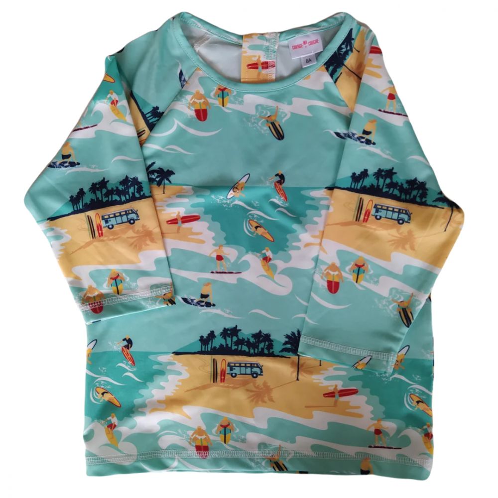 T-SHIRT ANTI-UV SURFEUR -Change Ma Couche