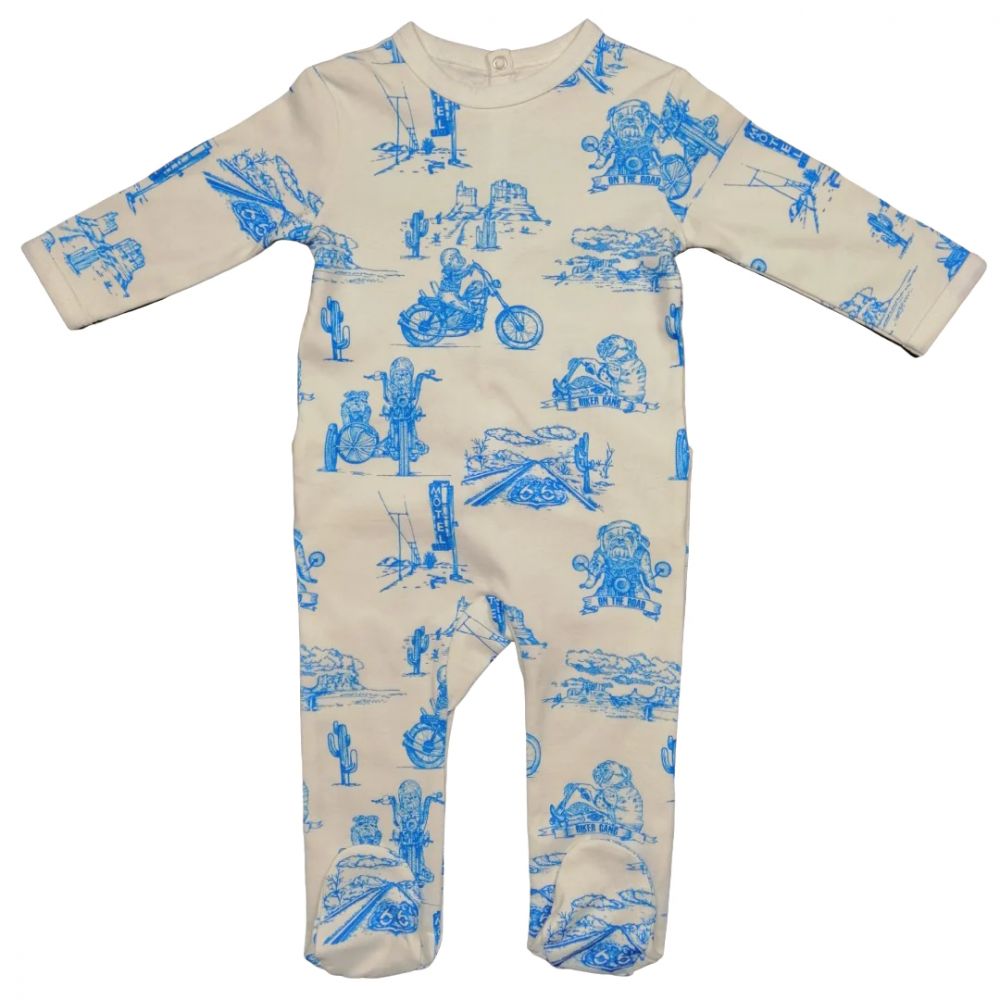 PYJAMA BB BLUE BIKER -Change Ma Couche