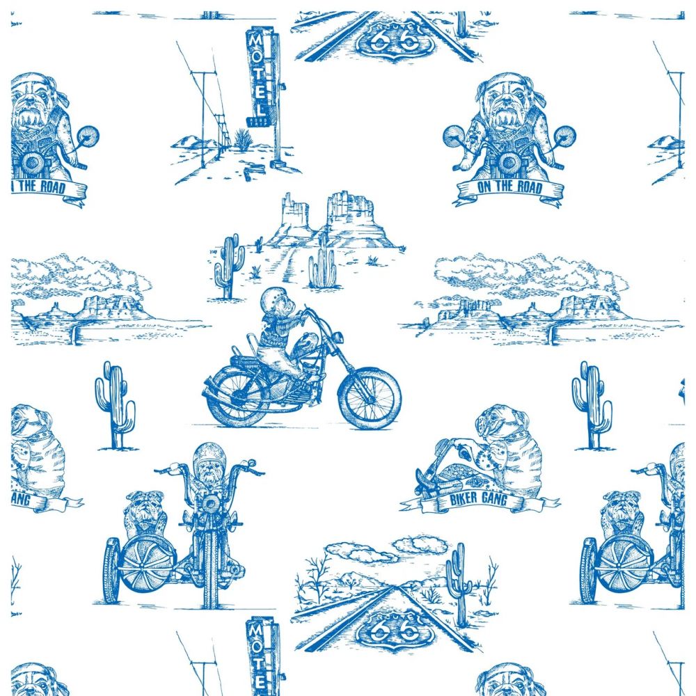 CHANGE MA COUCHE - PYJAMA BB BLUE BIKER