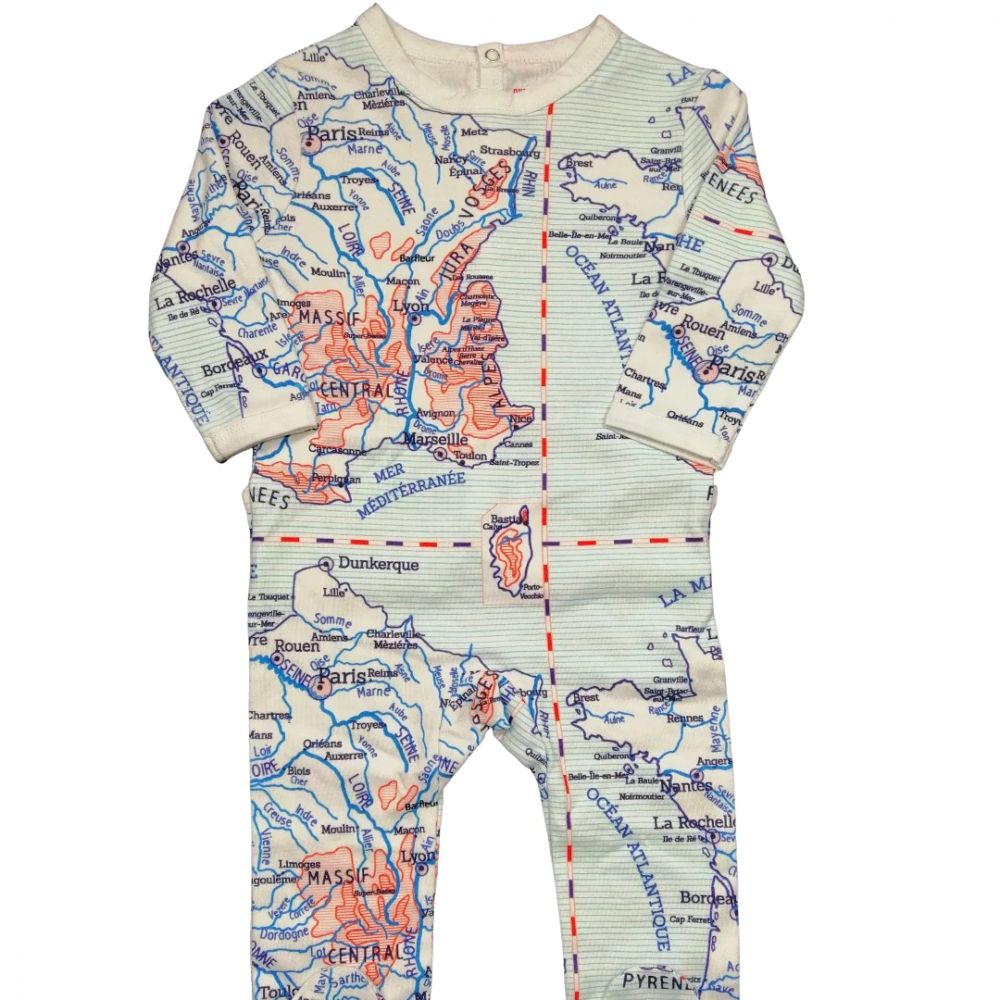 PYJAMA BB CARTE D'ECOLIER
