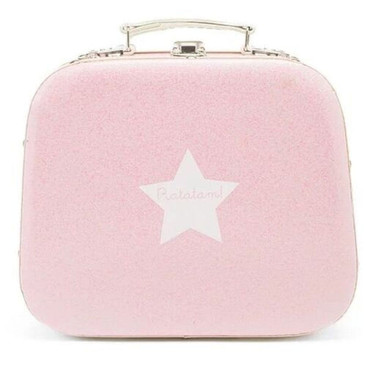 VALISE RONDE ROSE 25 CM -Ratatam