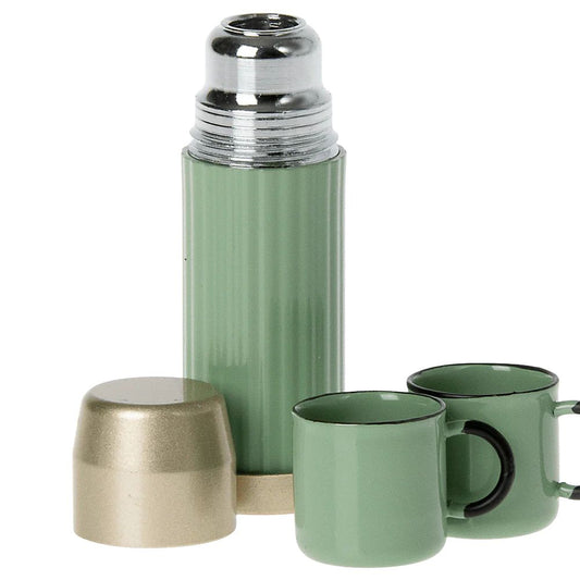 THERMOS ET TASSES - VERT MENTHE -Maileg