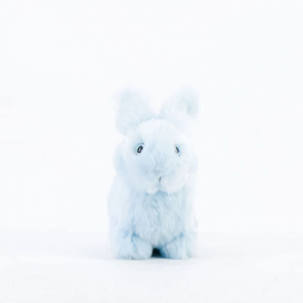 LA PELUCHERIE - LAPIN LEON ASSIS CIEL 15 CM