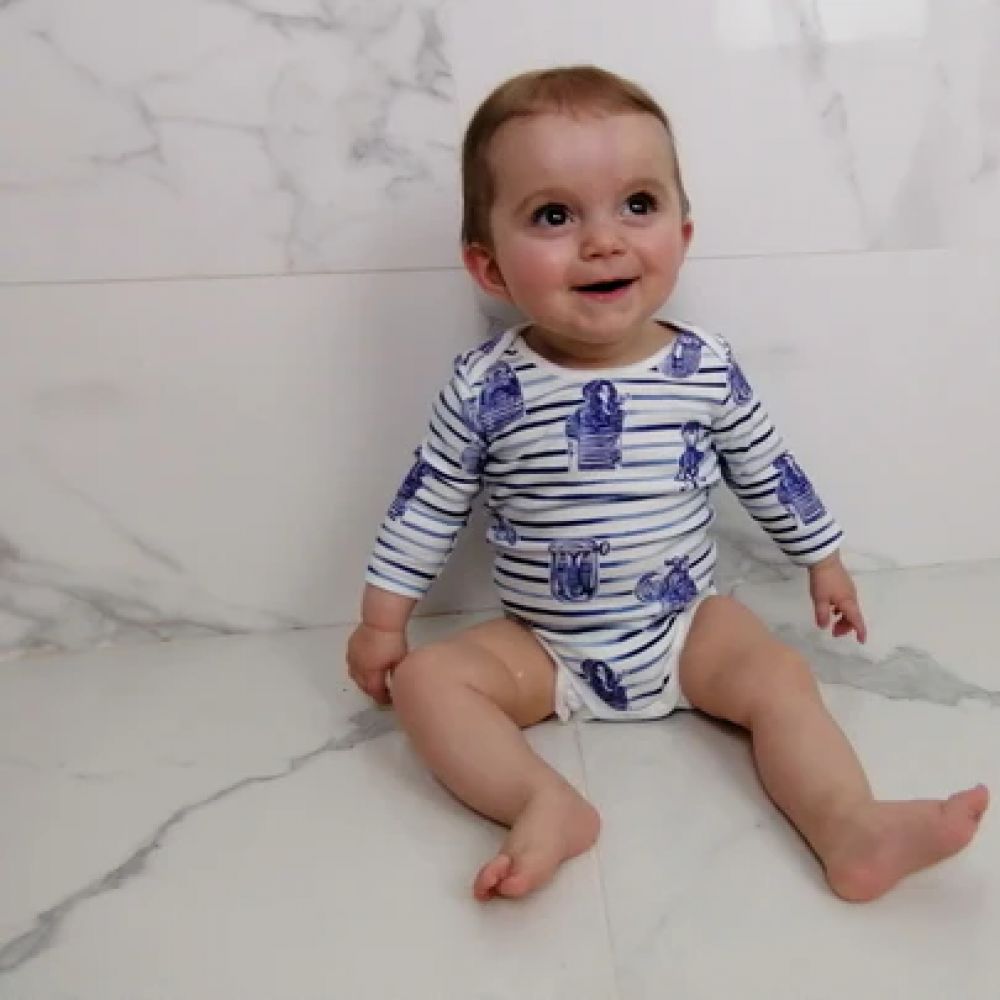 CHANGE MA COUCHE - BODY ML MARINIERE