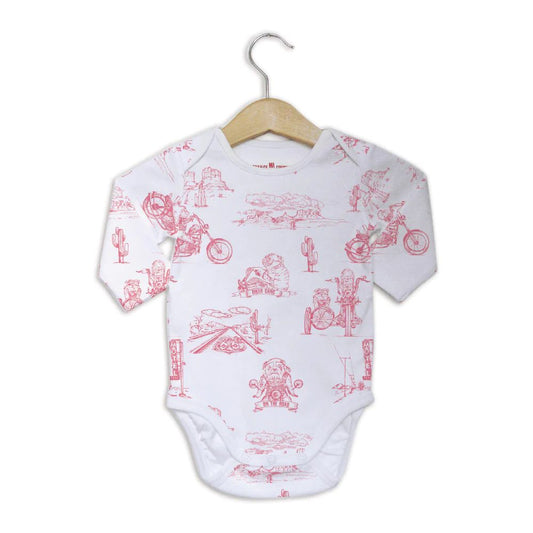 BODY PINK BIKER MANCHES LONGUES -Change Ma Couche