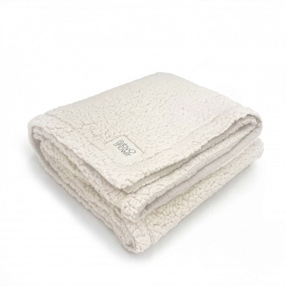 COUVERTURE POLAIRE LARGE MOUTON  -Babyshower