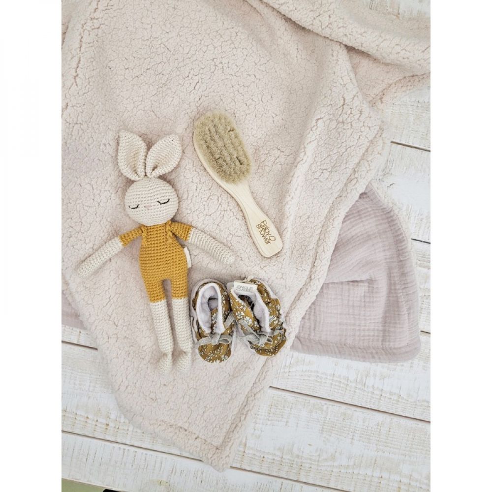 COUVERTURE POLAIRE LARGE MOUTON  -Babyshower