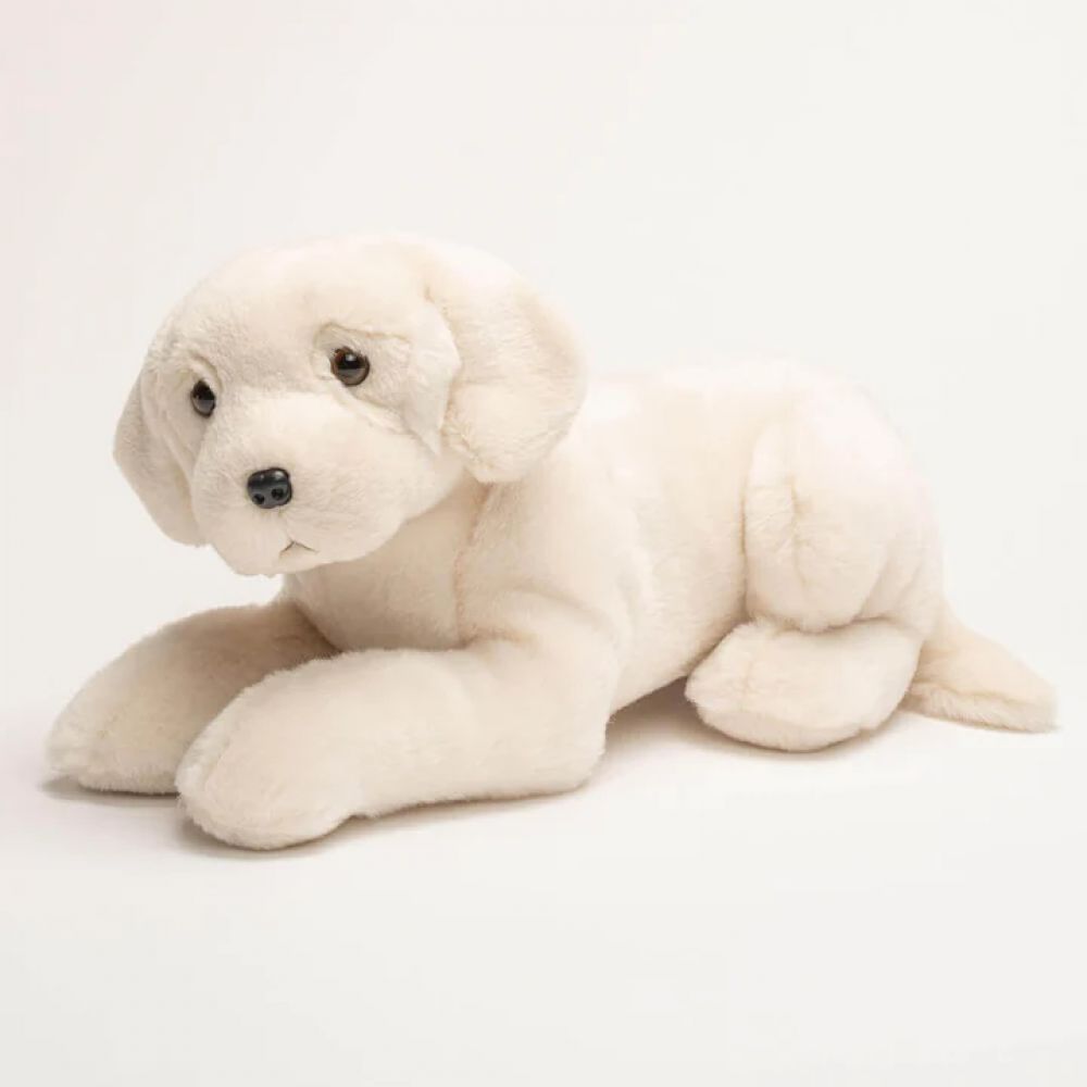 LA PELUCHERIE - CHIEN MARIUS LABRADOR ALLONGE 40CM