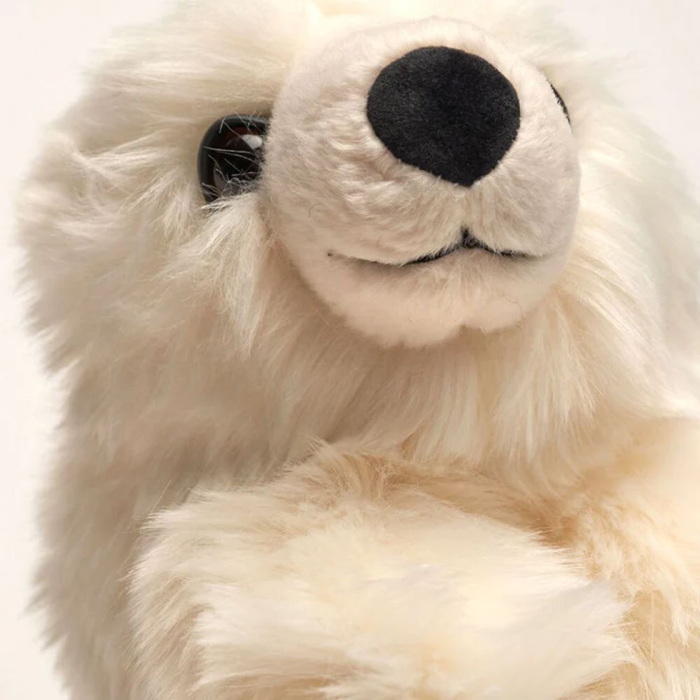 LA PELUCHERIE - OURS JULES DEBOUT CREME 20CM