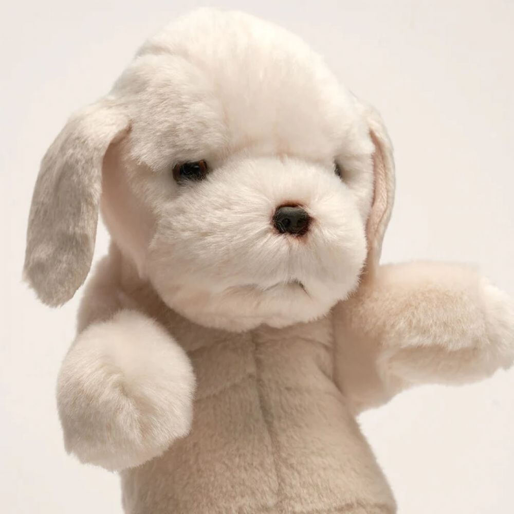 LA PELUCHERIE - CHIEN MARIUS LABRADOR BOULE 30CM