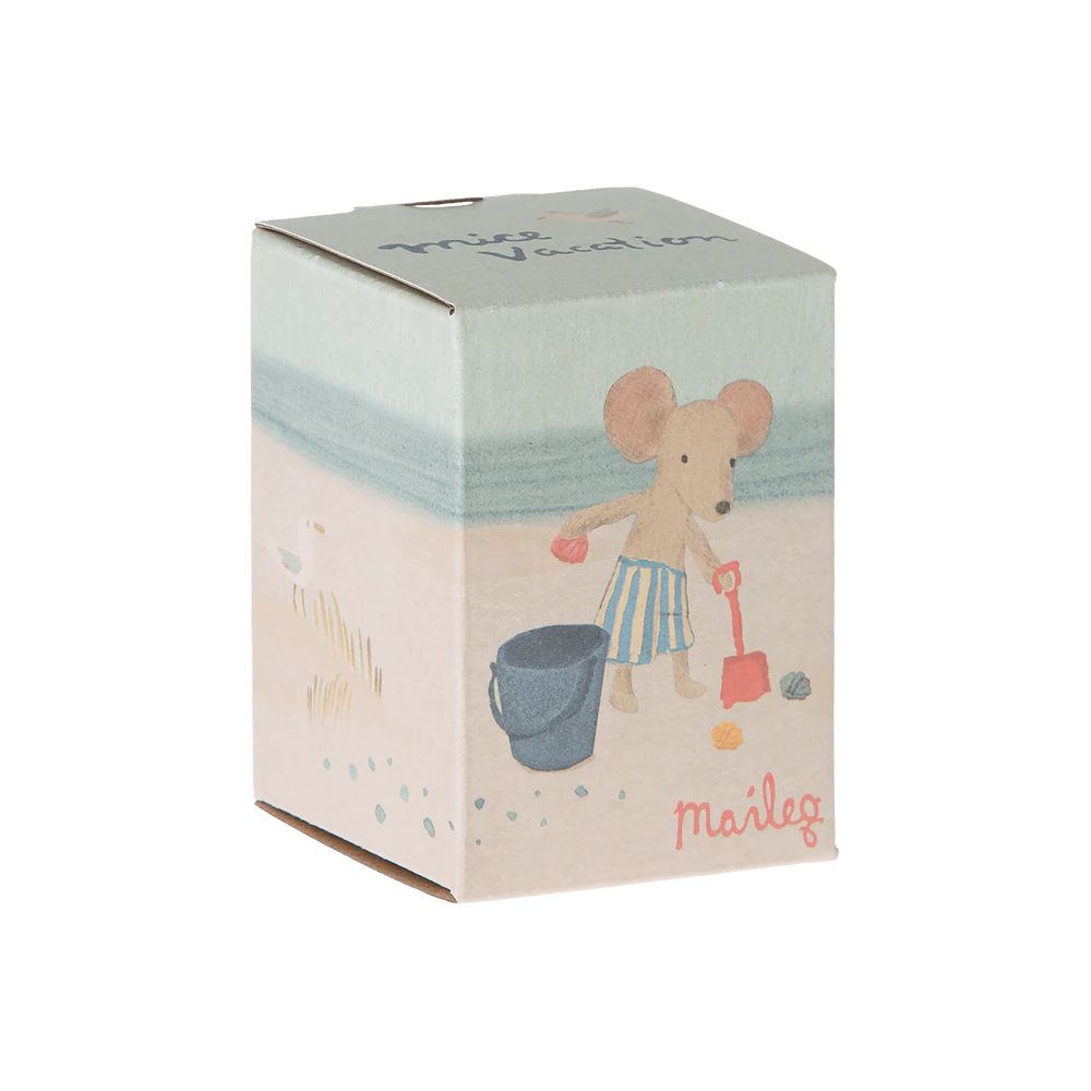 SET DE PLAGE - SEAU, PELLE ET COQUILLAGES -Maileg