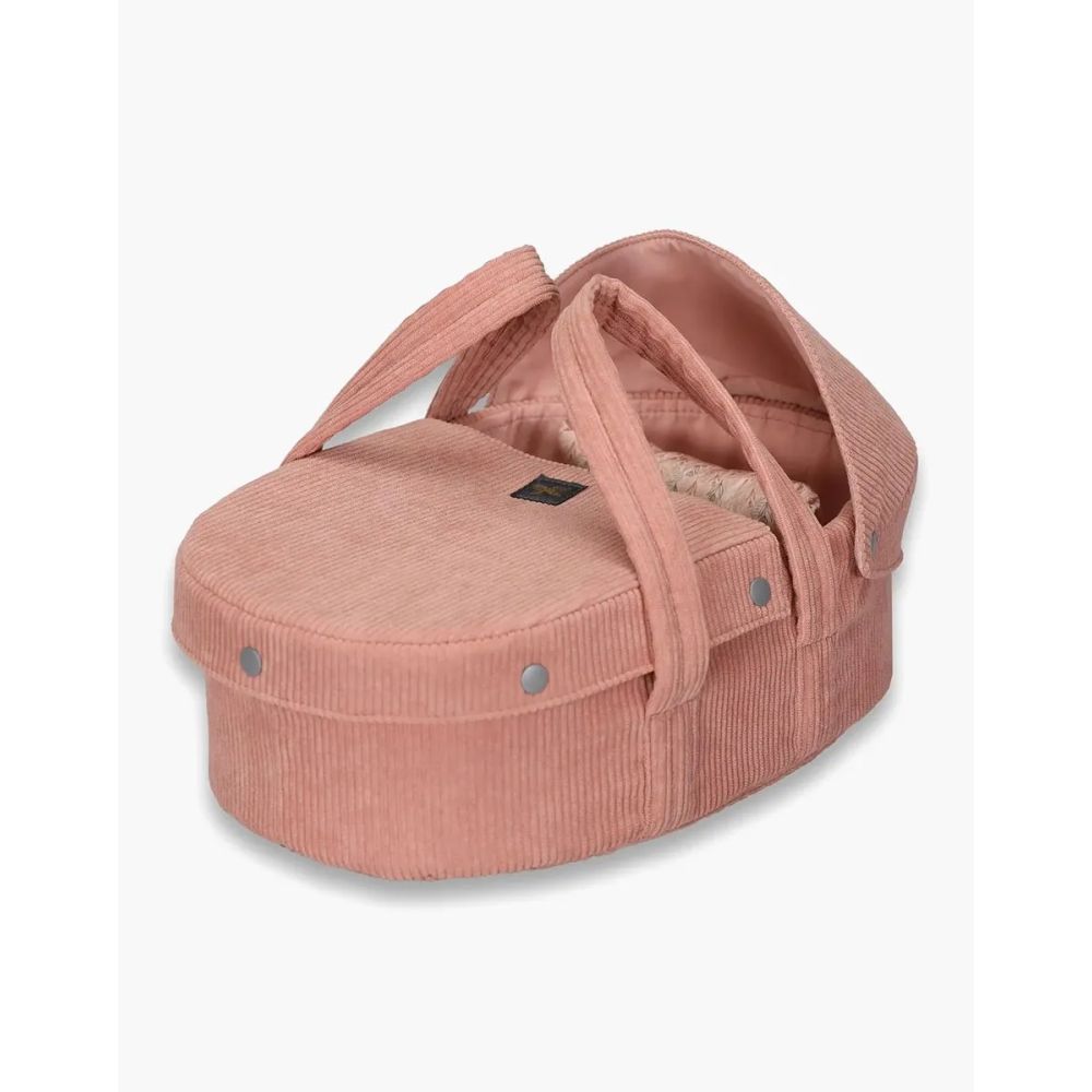 NACELLE BLUSH 35CM POUR POUPÉES AVEC DUVET ET OREILLER -Minikane