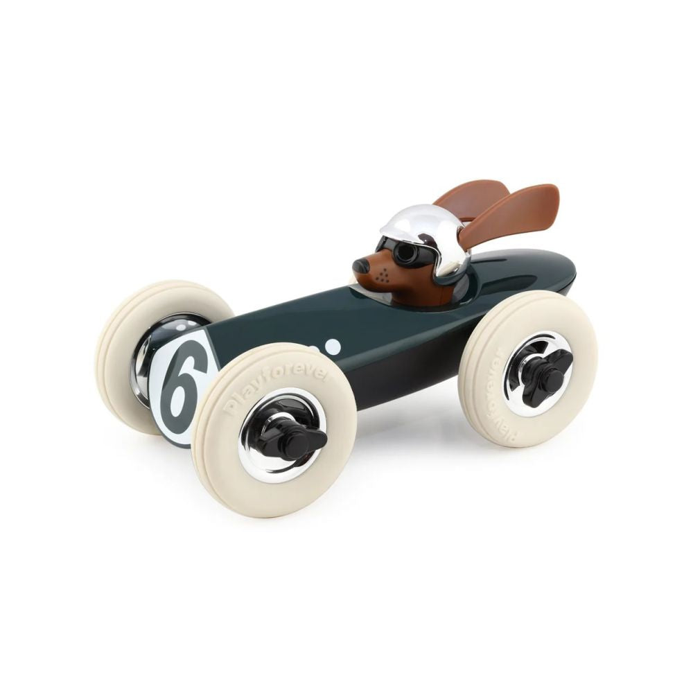 PLAYFOREVER - VOITURE RUFUS - WELLER - VERTE - L21CM