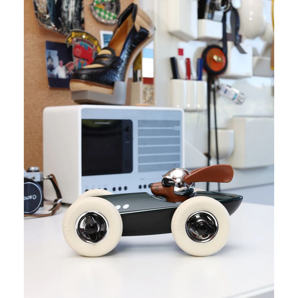 PLAYFOREVER - VOITURE RUFUS - WELLER - VERTE - L21CM