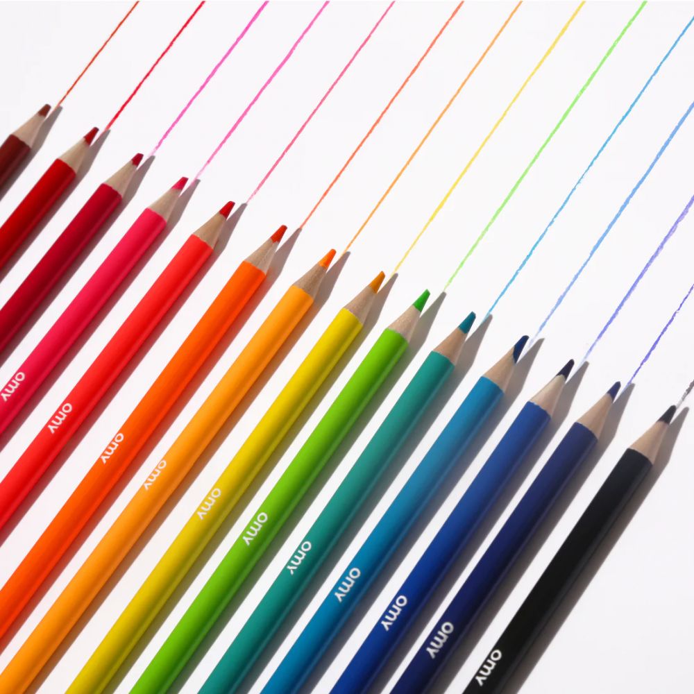 BOITE DE 16 CRAYONS DE COULEURS - POP