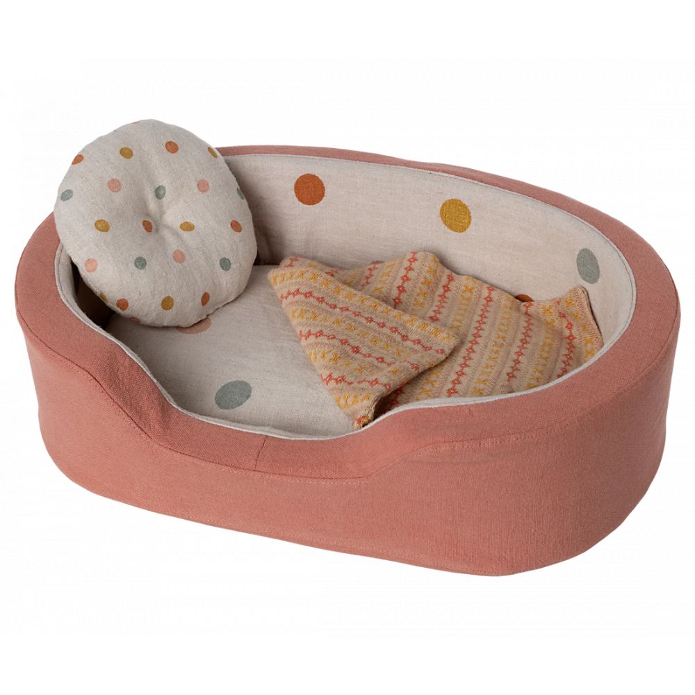 PANIER DOUILLET - MEDIUM - CORAIL -Maileg
