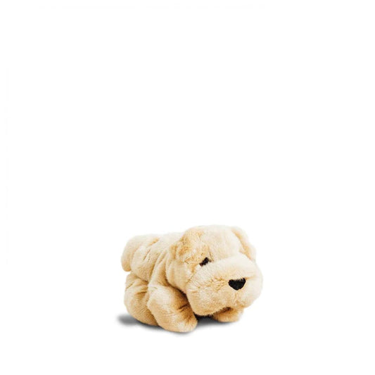CHIEN HECTOR PLISSE MIEL 20 CM -La Pelucherie