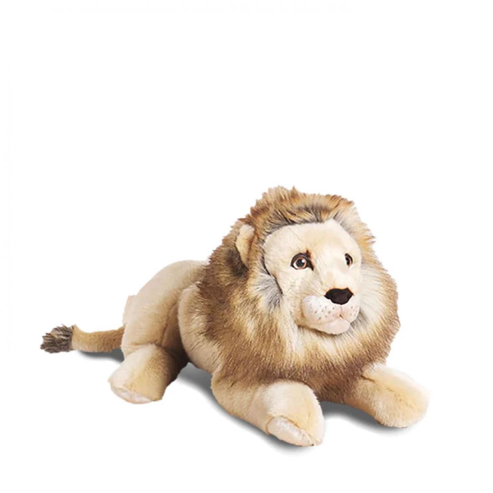 LION MELCHIOR ALLONGE 40 CM -La Pelucherie