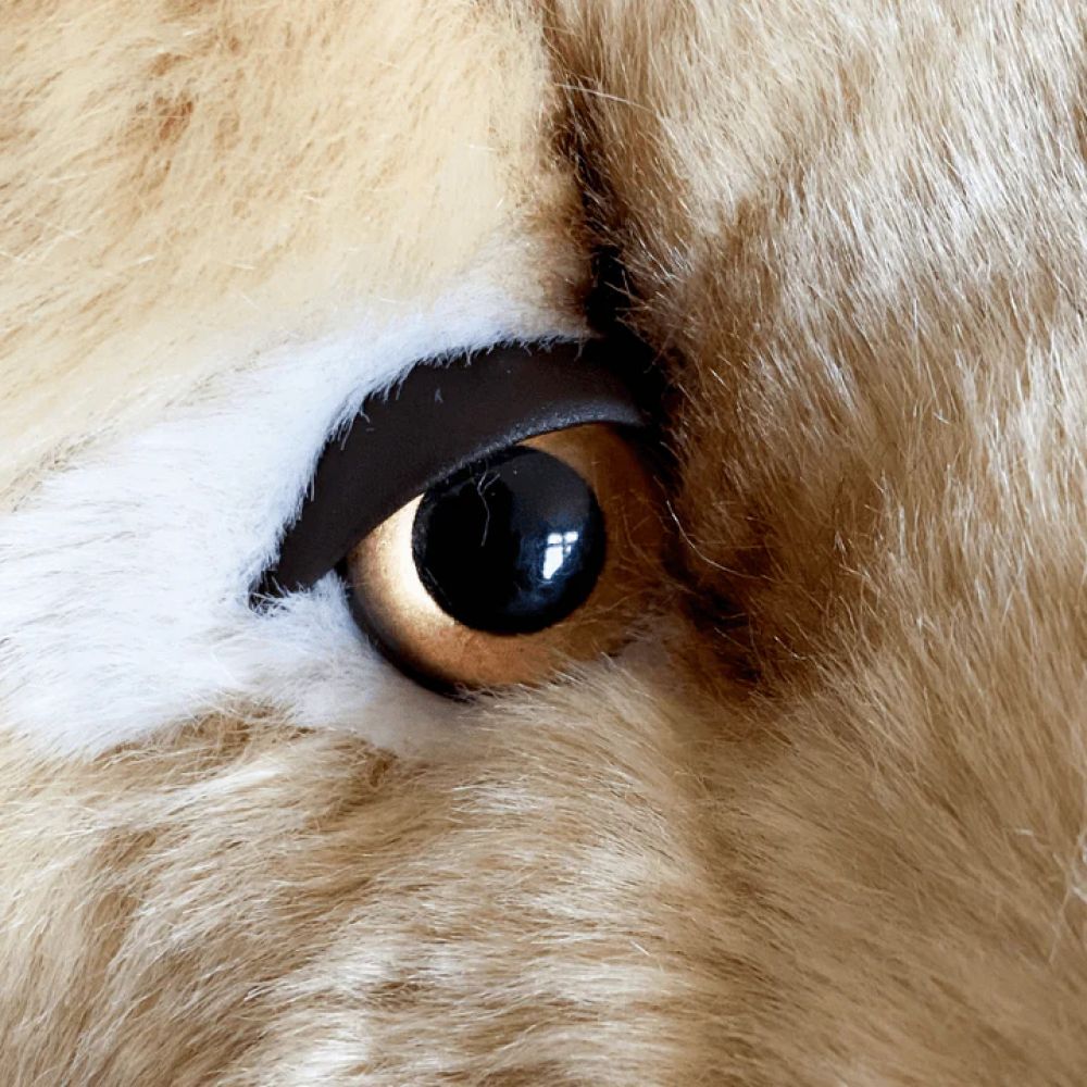 LION MELCHIOR ALLONGE 40 CM -La Pelucherie