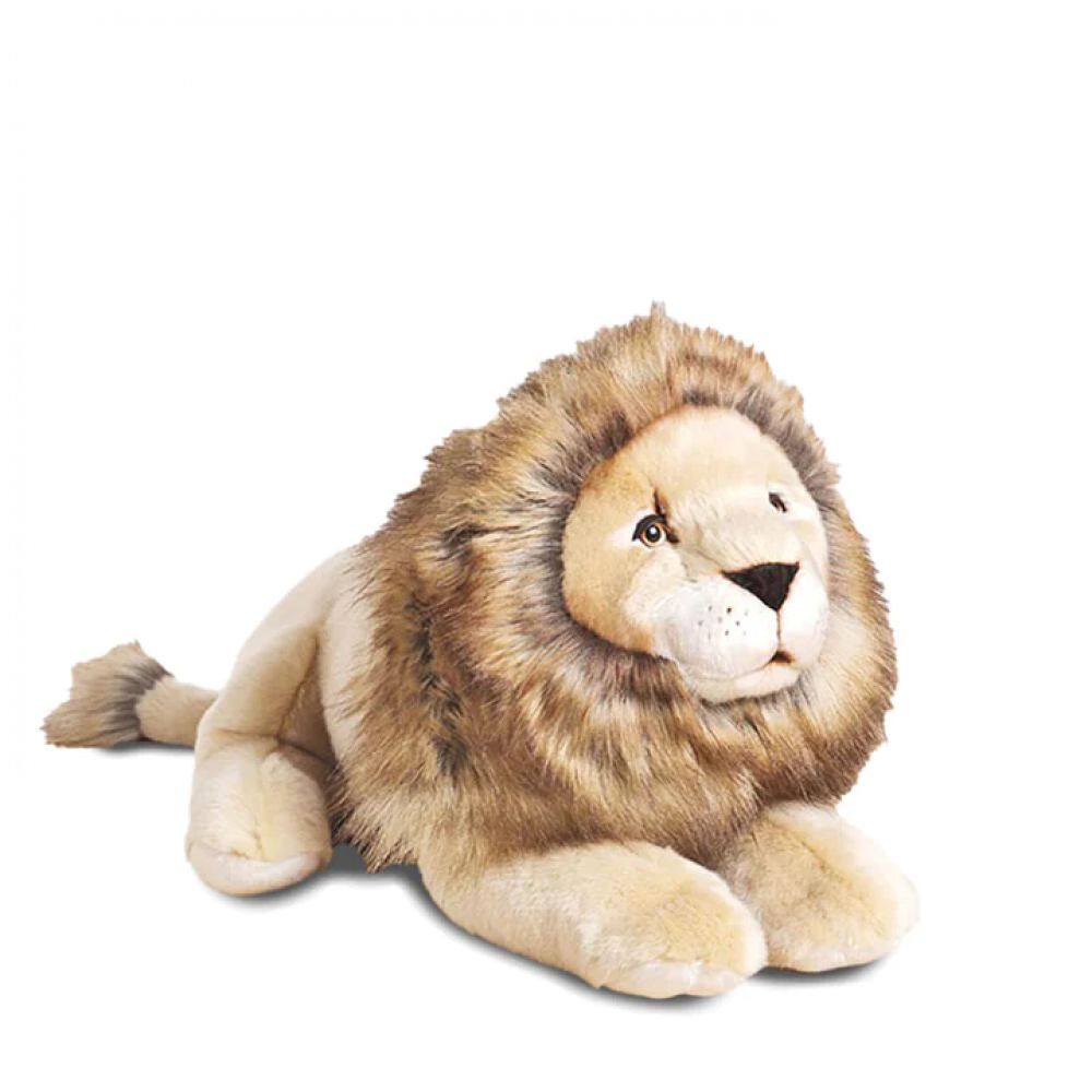 LION MELCHIOR ALLONGE 60 CM -La Pelucherie