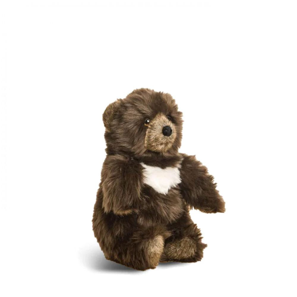 LA PELUCHERIE - OURS BRUN GABIN 35 CM