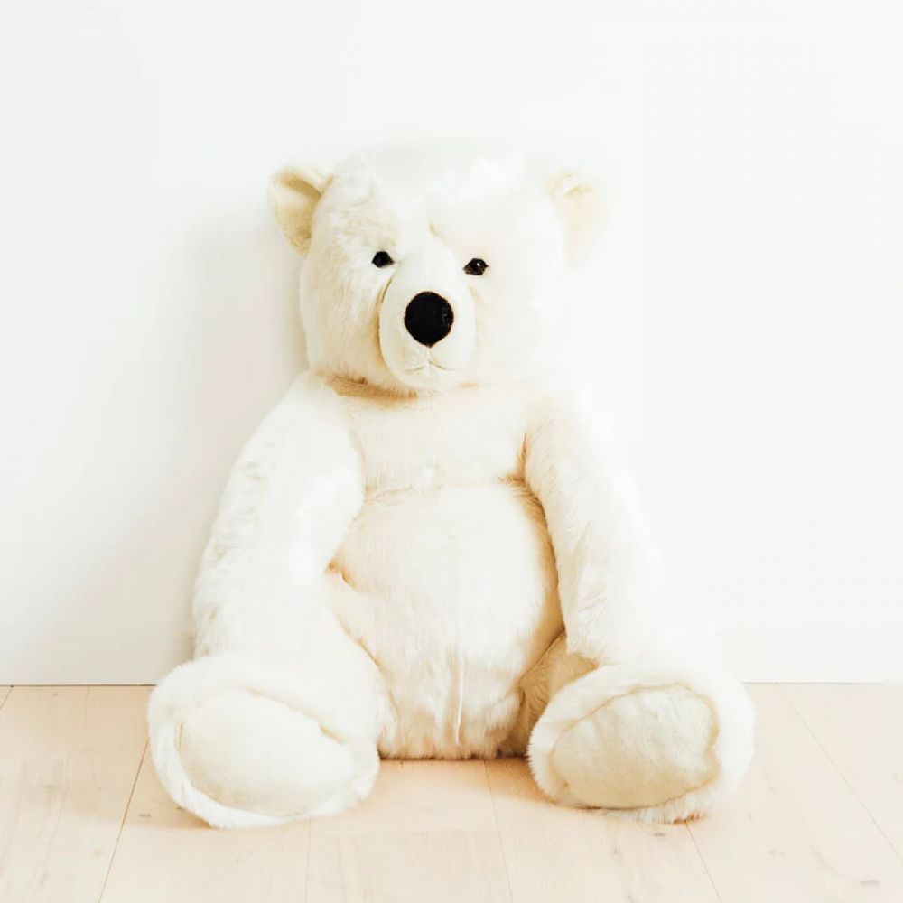 LA PELUCHERIE - OURS JULES DEBOUT CREME 100 CM