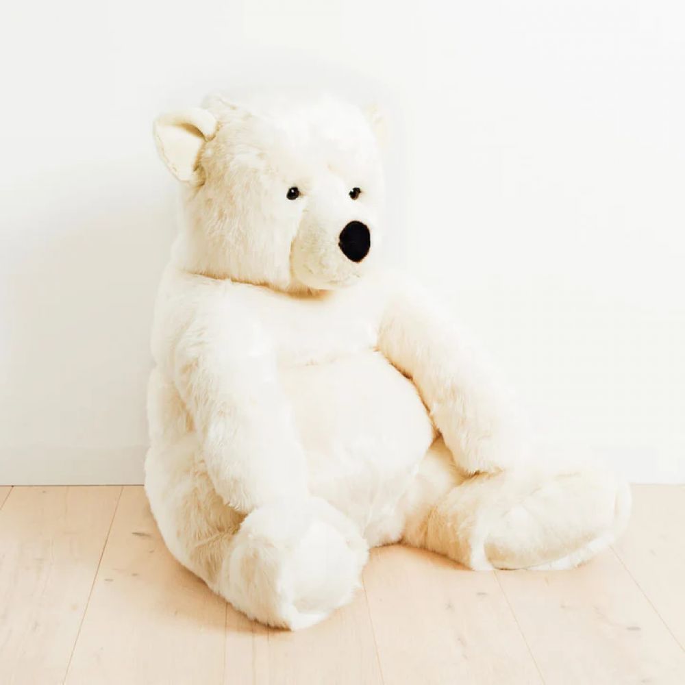 LA PELUCHERIE - OURS JULES DEBOUT CREME 100 CM