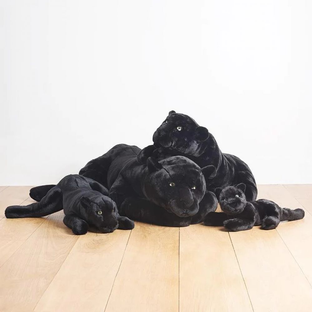 LA PELUCHERIE - PANTHERE NOIRE ZELIE 30 CM