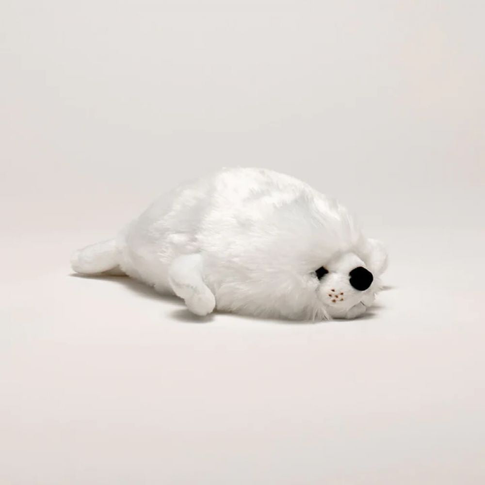 PHOQUE ARSENE BLANC 30 CM -La Pelucherie