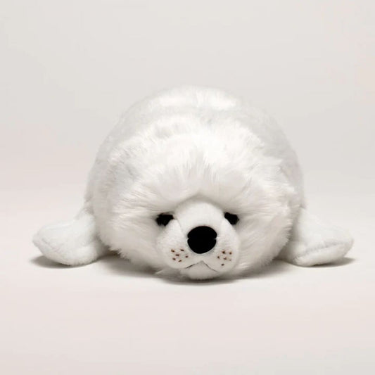 PHOQUE ARSENE BLANC 60 CM -La Pelucherie
