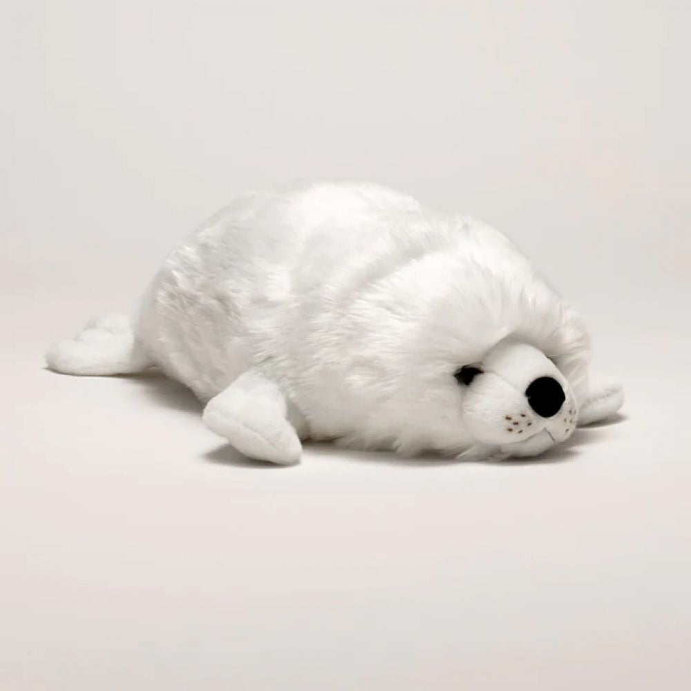 PHOQUE ARSENE BLANC 60 CM -La Pelucherie
