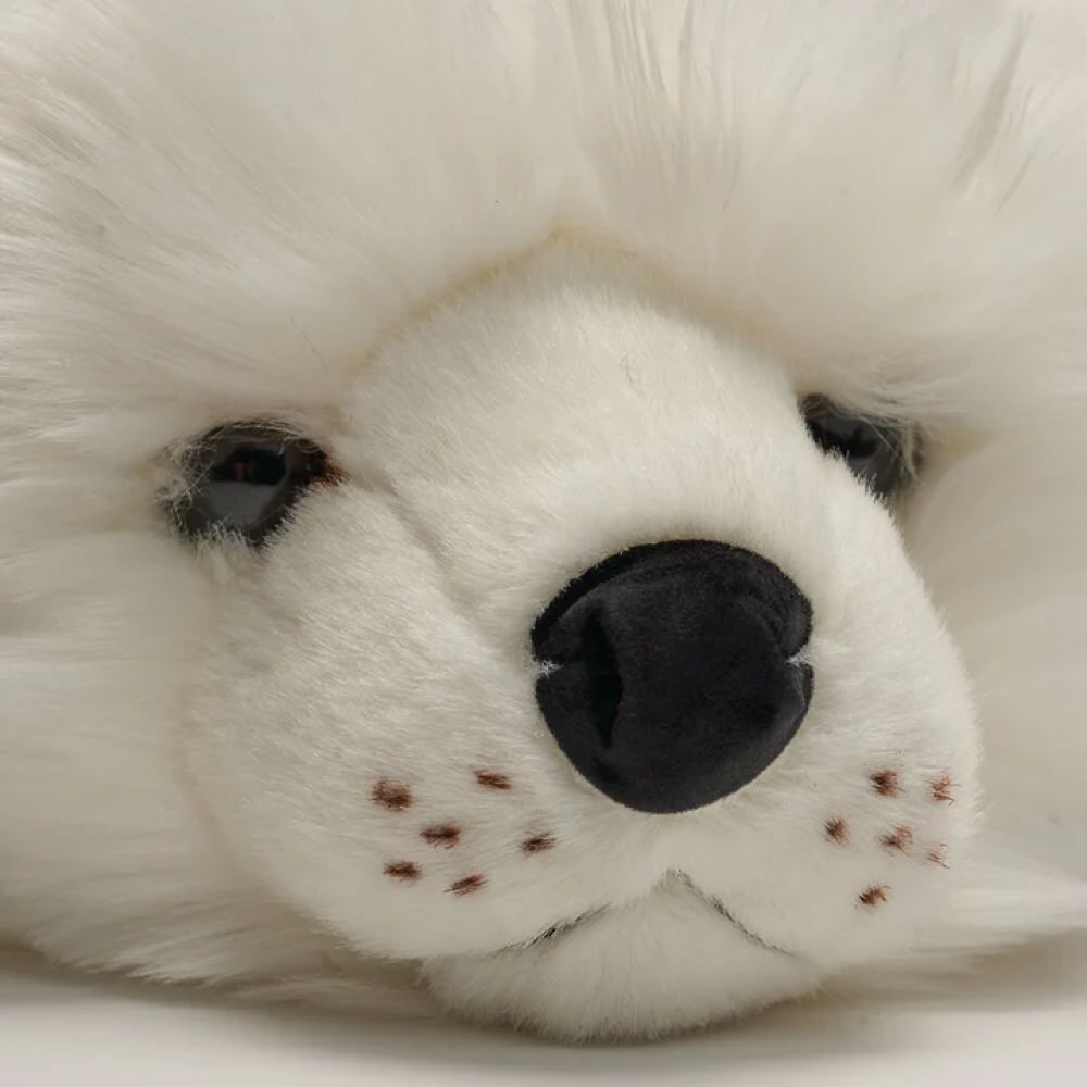 PHOQUE ARSENE BLANC 60 CM -La Pelucherie