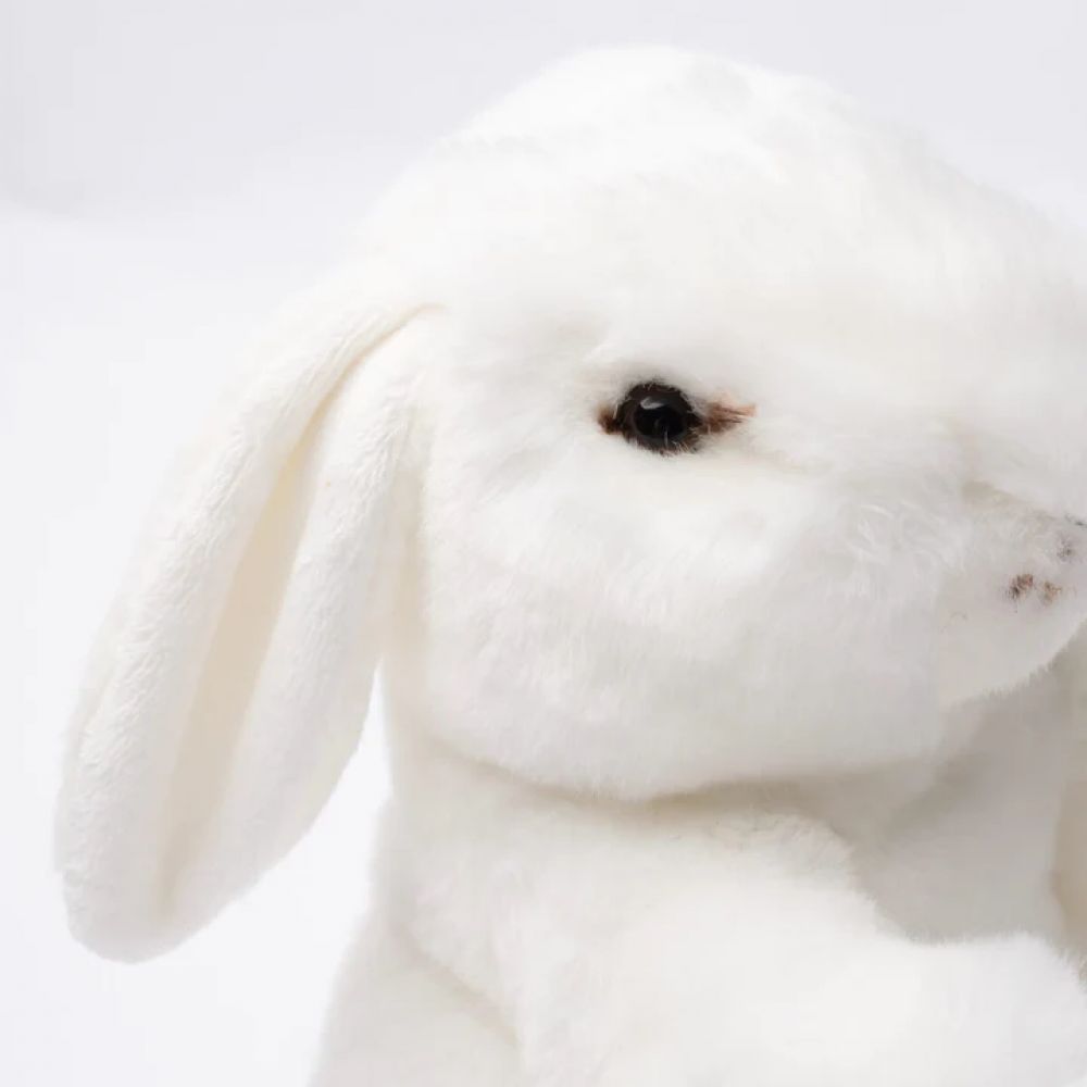 LAPIN ERNEST BLANC 30CM -La Pelucherie