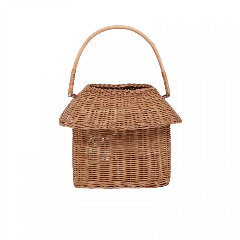 OLLI ELLA - RATTAN HUTCH BIG BASKET