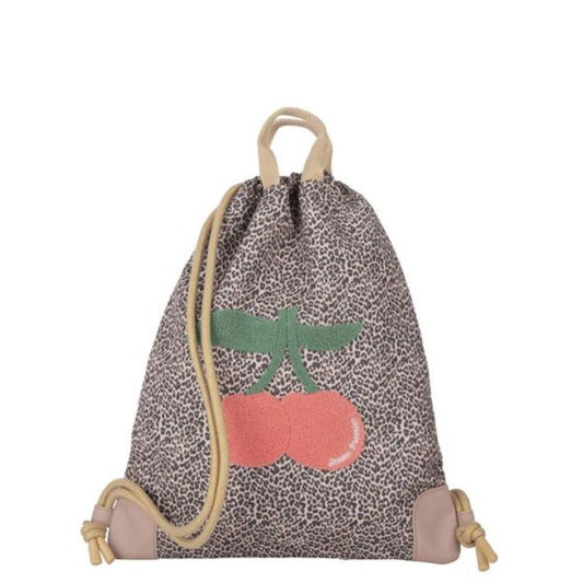 CITY BAG - LEOPARD CHERRY -Jeune Premier