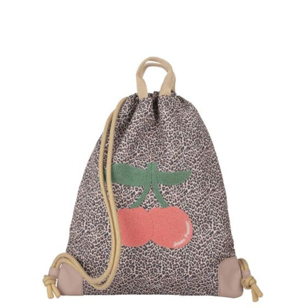 CITY BAG - LEOPARD CHERRY -Jeune Premier