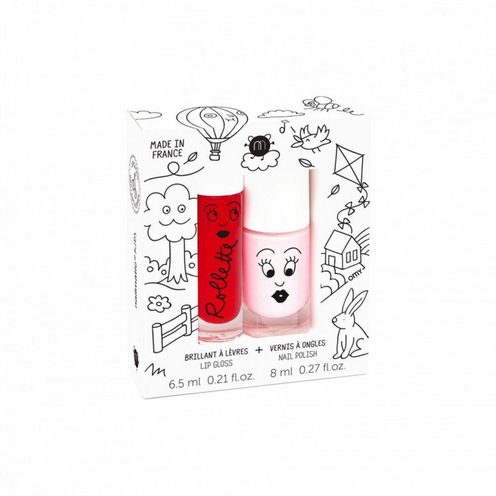 NAILMATIC - SET ROLL CERISE + VERNIS BELLA