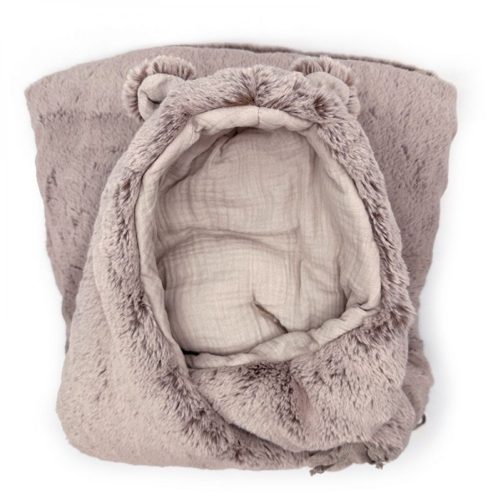 BABYSHOWER - NID D'ANGE TEDDY SOFT DUSTY ROSE