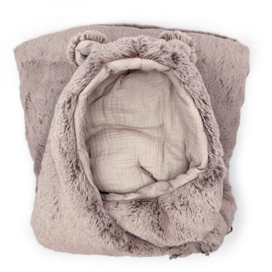 BABYSHOWER - NID D'ANGE TEDDY SOFT DUSTY ROSE