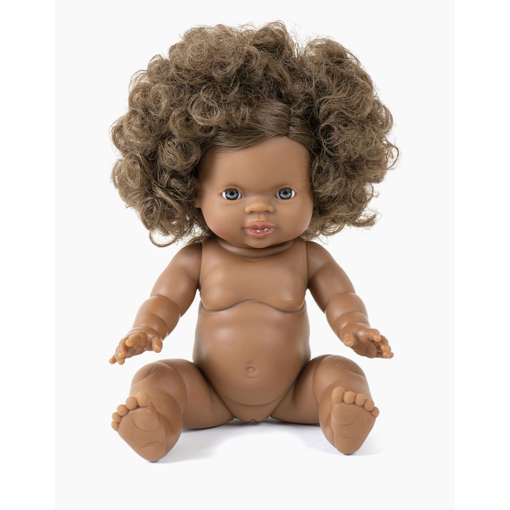 MINIKANE - POUPEE 34CM - GORDIS - CHARLIE PETITE FILLE D'AFRIQUE AUX CHEVEUX FRISES