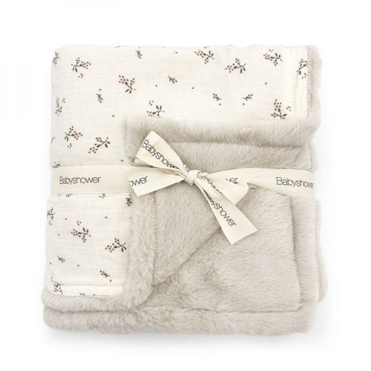 BABYSHOWER - COUVERTURE POLAIRE LARGE ROSEBERRY