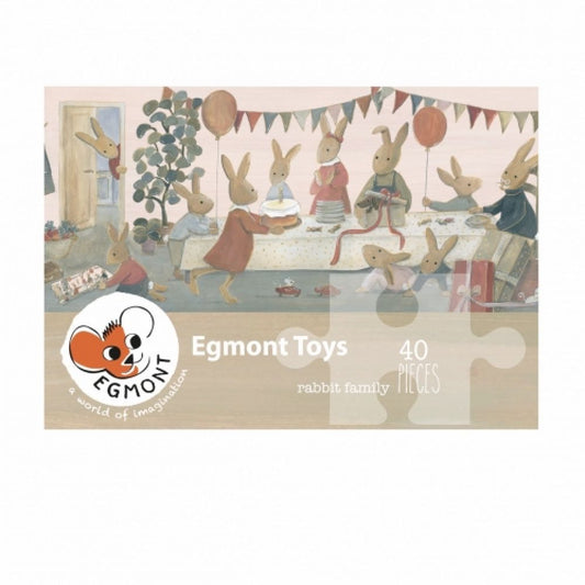 PUZZLE GEANT FAMILLE LAPIN 40 PCS