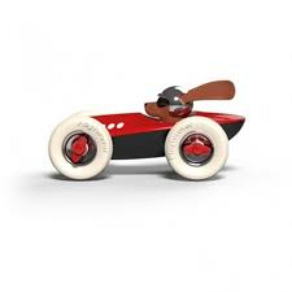 PLAYFOREVER - VOITURE RUFUS - PATRICK - ROUGE - 21CM